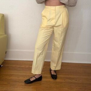 Vintage Butter Yellow Trousers